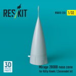 Mirage 2000B nose cone for Kitty Hawk / Zimimodel kit (3D Printed) (1/32) - Image 2