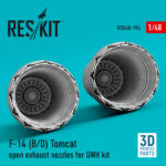 F-14 (B,D) "Tomcat" open exhaust nozzles for GWH kit (3D Printed) (1/48) - Image 3