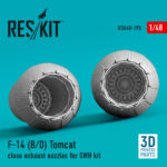 F-14 (B,D) "Tomcat" close exhaust nozzles for GWH kit (3D Printed) (1/48) - Image 3