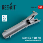 Sabre (F.4, F-86,F-40) exhaust nozzle for Airfix kit (3D Printed) (1/48) - Image 2