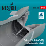 Sabre (F.4, F-86,F-40) exhaust nozzle for Airfix kit (3D Printed) (1/48) - Image 3