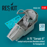 A-7E Corsair II cockpit early version (Detailed edition) for Hasegawa kit (3D Printed) (1/48) - Image 2