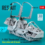 F-105G "Thunderchief" cockpit (Basic edition with 3D decals) for HobbyBoss kit (3D Printed) (1/48) - Image 2