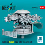 Sea King folded main rotor for Airfix kit (3D printed) (1/48) - Image 2