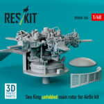 Sea King unfolded main rotor for Airfix kit (3D printed) (1/48) - Image 3