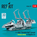 F-105G "Thunderchief" cockpit (Detailed edition) for HobbyBoss kit (3D Printed) (1/48) - Image 2