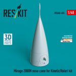 Mirage 2000N nose cone for Kinetic/Italeri kit (3D Printed) (1/48)