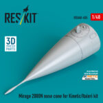 Mirage 2000N nose cone for Kinetic/Italeri kit (3D Printed) (1/48) - Image 2
