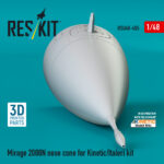 Mirage 2000N nose cone for Kinetic/Italeri kit (3D Printed) (1/48) - Image 3
