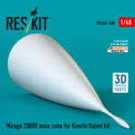 Mirage 2000B nose cone for Kinetic/Italeri kit (3D Printed) (1/48) - Image 3