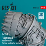 ​F-35B "Lightning II" exhaust nozzles (Vertical Landing) for Tamiya kit (3D printed) (1/48) - Image 3