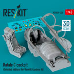 Rafale C cockpit (Detailed edition) for Revell/Academy kit (3D printed) (1/48) - Image 2