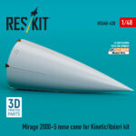 Mirage 2000-5 nose cone for Kinetic/Italeri kit (3D Printed) (1/48) - Image 2