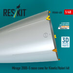 Mirage 2000-5 nose cone for Kinetic/Italeri kit (3D Printed) (1/48) - Image 3