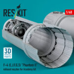 F-4 (E, J, F, G, S) "Phantom II" exhaust nozzles for Academy kit (3D Printed) (1/48) - Image 2