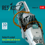 Rafale M cockpit (Basic edition with 3D decals) for Revell/Academy kit (3D printed) (1/48) - Image 2