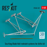 Sea King blade fold restraint systems for Airfix kit (3D Printed) (1/48)