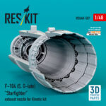 F-104 (S, G-late) "Starfighter" exhaust nozzle for Kinetic kit (3D Printed) (1/48) - Image 3