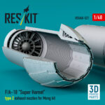 F/A-18 "Super Hornet" type 2 exhaust nozzles for Meng kit (3D Printed) (1/48) - Image 3