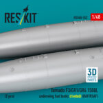 Tornado F3/GR1/GR4 1500L underwing fuel tanks (riveted) (RAF/RSAF) (2 pcs) (3D Printed) (1/48) - Image 2