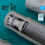 B-58 Hustler exhaust nozzles for Italeri kit (3D Printed) (1/72) - Image 2