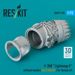 F-35B Lightning II exhaust nozzle (Short takeoff) for Tamiya kit (3D printed) (1/72) - Image 2