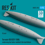 Tornado IDS/ECR 1500L underwing fuel tanks (welded) (German/Italian) (2 pcs) (3D Printed) (1/72) - Image 2