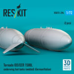Tornado IDS/ECR 1500L underwing fuel tanks (welded) (German/Italian) (2 pcs) (3D Printed) (1/72) - Image 3
