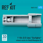 F-104 (S/G-late) Starfighter exhaust nozzle for Revell/Monogram kit (3D Printed) (1/72) - Image 2