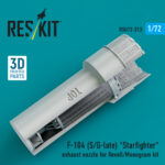F-104 (S/G-late) Starfighter exhaust nozzle for Revell/Monogram kit (3D Printed) (1/72) - Image 3