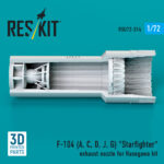 F-104 (A, C, D, J, G) Starfighter exhaust nozzle for Hasegawa kit (3D Printed) (1/72) - Image 2