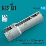 F-104 (A, C, D, J, G) Starfighter exhaust nozzle for Hasegawa kit (3D Printed) (1/72) - Image 3