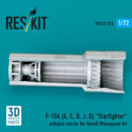 F-104 (A, C, D, J, G) Starfighter exhaust nozzle for Revell/Monogram kit (3D Printed) (1/72) - Image 2