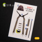 I-16 type 17 - Interior 3D Decal for ICM kit (1/32) - Image 2