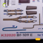 BF-109 E  - Interior 3D Decal with 3D printed parts for Trumpeter kit (1/32) - Image 4