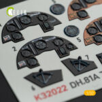 DH.81A Tiger Moth - Interior 3D Decal with 3D printed parts for ICM kit (1/32) - Image 3