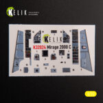 Mirage 2000C - interior 3D decals for Kitty Hawk/Zimi models kit (1/32) - Image 2