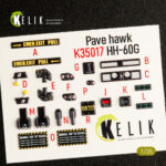 HH-60G Pave Hawk interior 3D decals for Kitty Hawk / Zimimodel (1/35) - Image 2