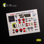 “HUMVEE” HMMWV M1036 with TOW Nato green version Interior 3D Decal for Italeri kit (1/35)