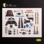 Bf-109 G-6 - interior 3D decals for Border Models kit (1/35)