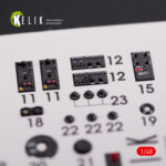 F-82 (F,G) Twin Mustang interior 3D decals for Modelsvit kit (1/48) - Image 5