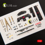 F-104G Starfighter early type interior 3D decals for Hasegawa kit (1/48) - Image 2