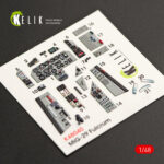 MiG-29A (9-12) Fulcrum interior 3D decals for GWH kit (1/48) - Image 2