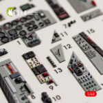 MiG-29A (9-12) Fulcrum interior 3D decals for GWH kit (1/48) - Image 5