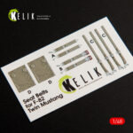 F-82 E/H Twin Mustang interior 3D decals for Modelsvit (1/48) - Image 2