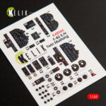 F-82 E/H Twin Mustang interior 3D decals for Modelsvit (1/48) - Image 3