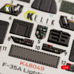 F-35A Lightning II interior 3D decals for Meng kit (1/48) - Image 3