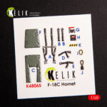 F-18C Hornet interior 3D decals for Hasegawa kit (1/48) - Image 2