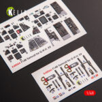 F-14B Tomcat interior 3D decals for GWH kit (1/48)