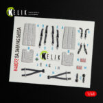 Dauphin II  SA.365F / AS.565SA  interior 3D decals for Kitty Hawk / Zimimodel kit (1/48) - Image 3